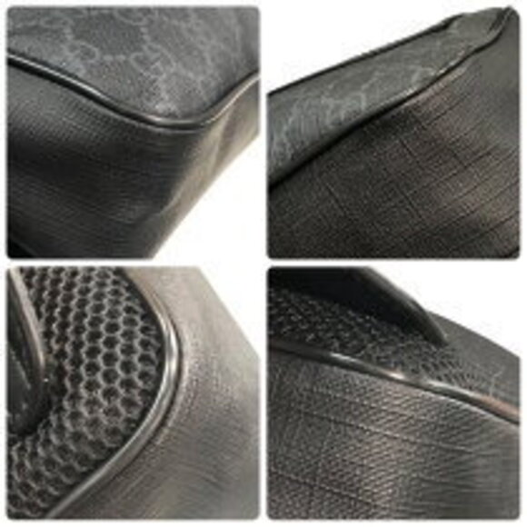 Gucci GG Black Belt Bag Supreme Canvas Body - Picture 8 of 10
